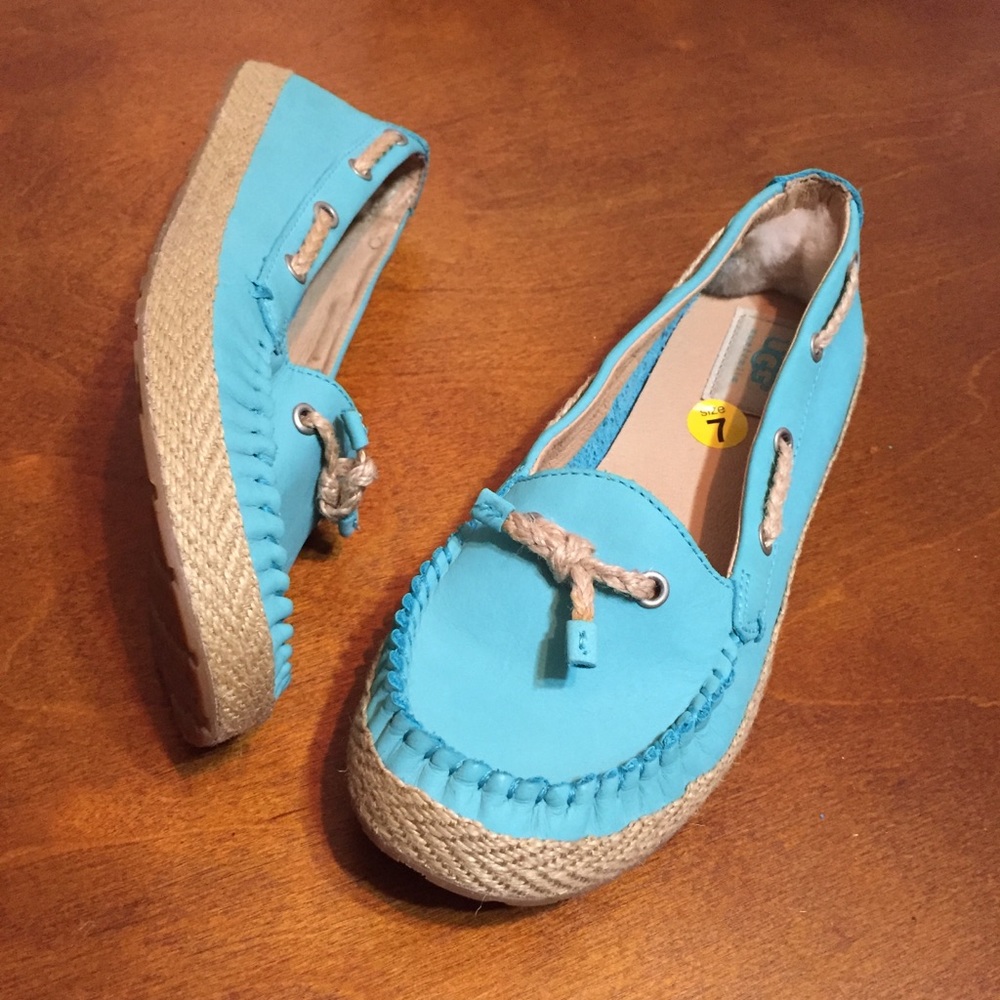 Ugg slip on boat shoes / moccasins